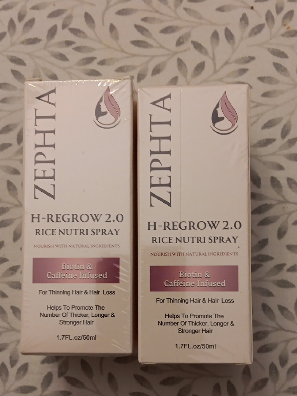 Totally VIRAL! H-Regrow 2.0 Rice Nutri Spray - Biotin & Caffeine Infused. 2 NWT